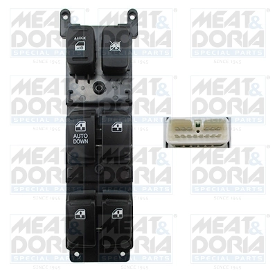 Switch, window regulator